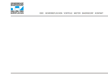 Tablet Screenshot of gewerbehof-baiersdorf.de